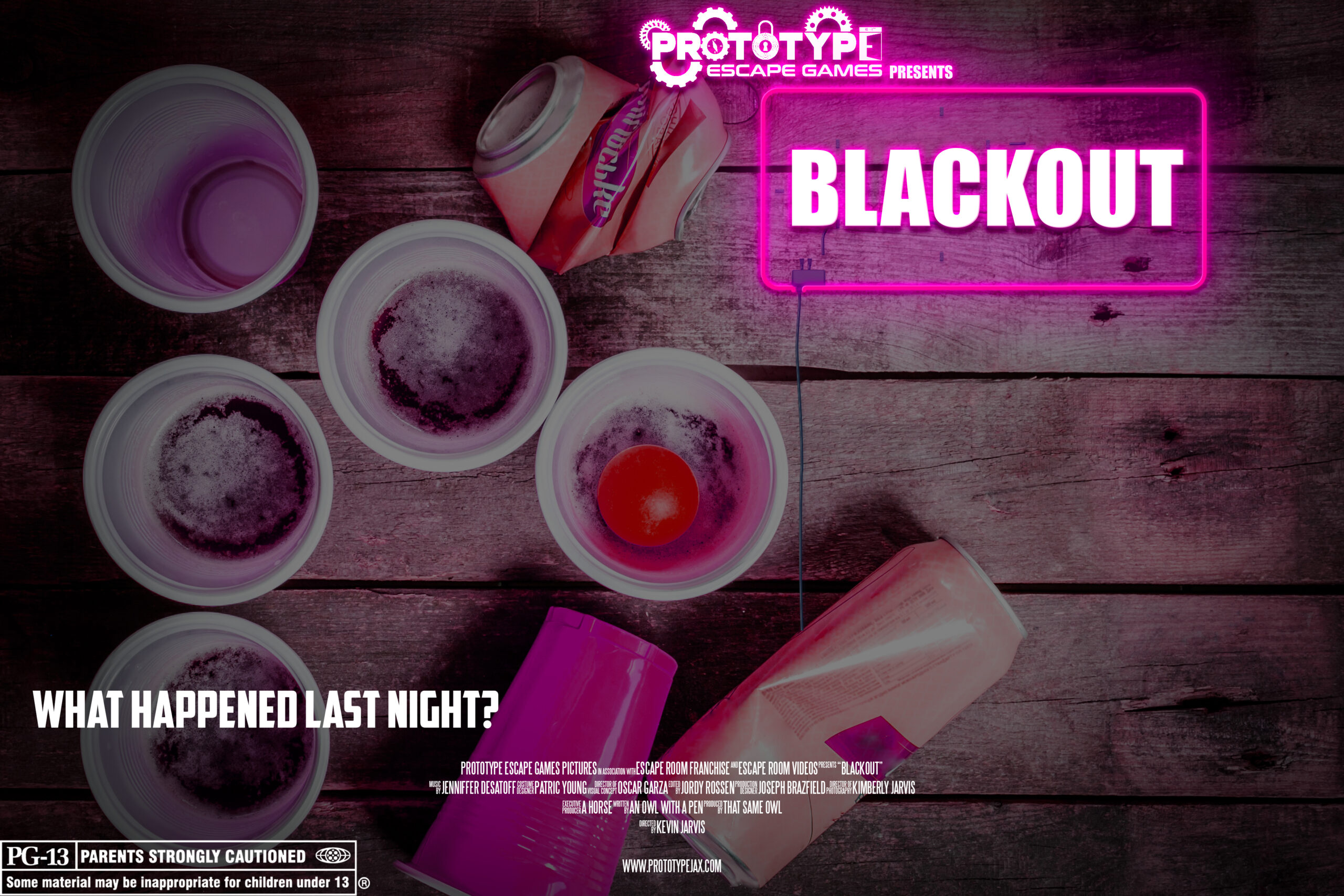 Blackout Game Poster