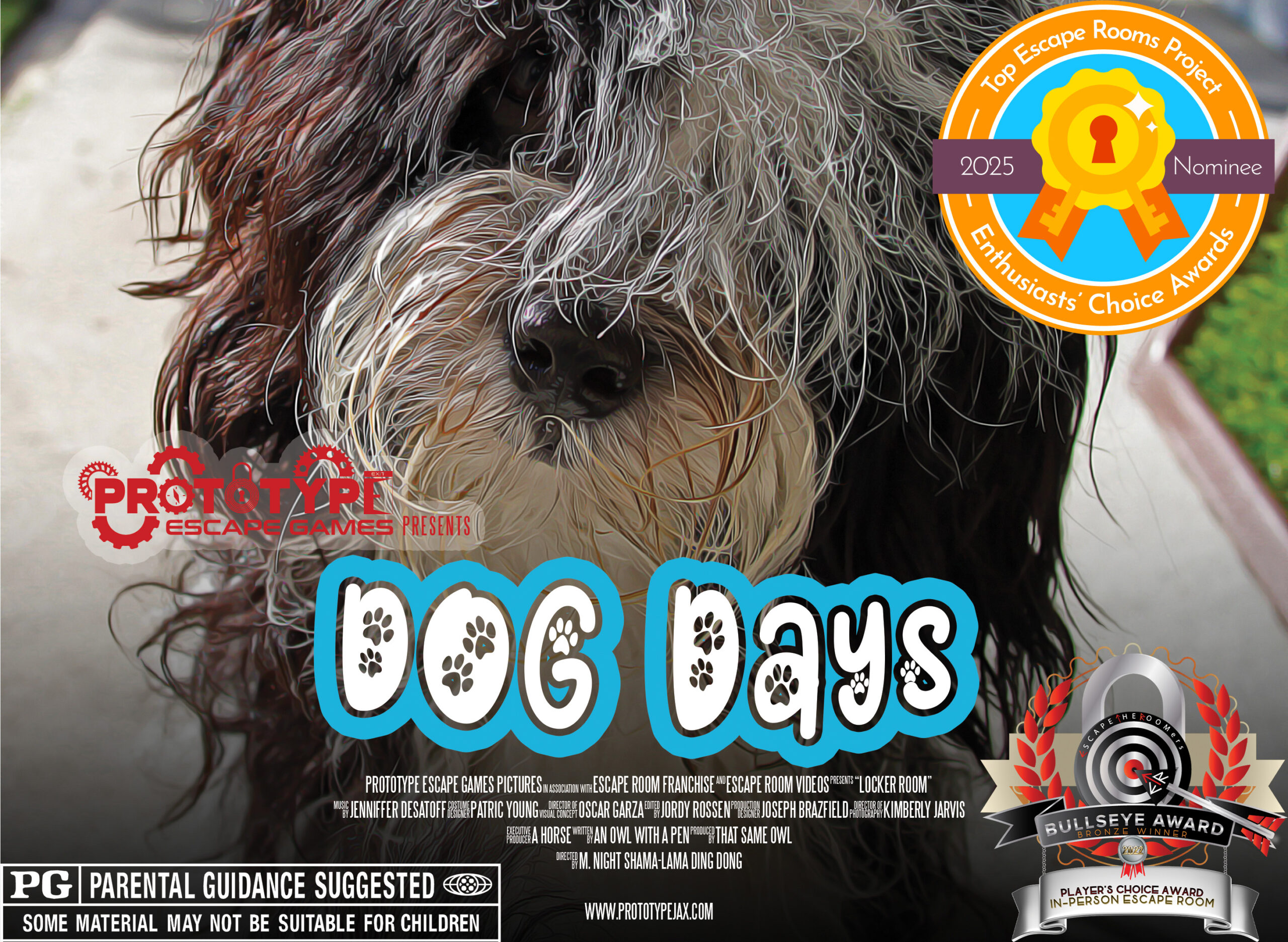 Dog Days Poster with Terpeca Award